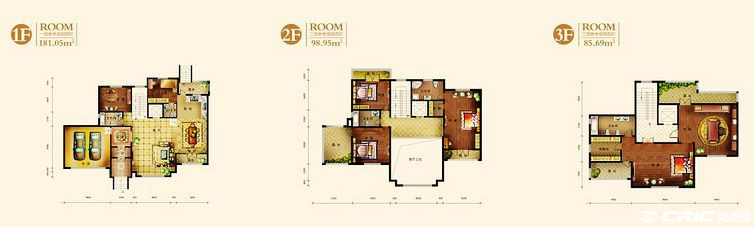 别墅6户型图