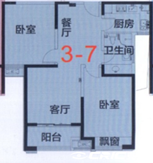 3-B户型图