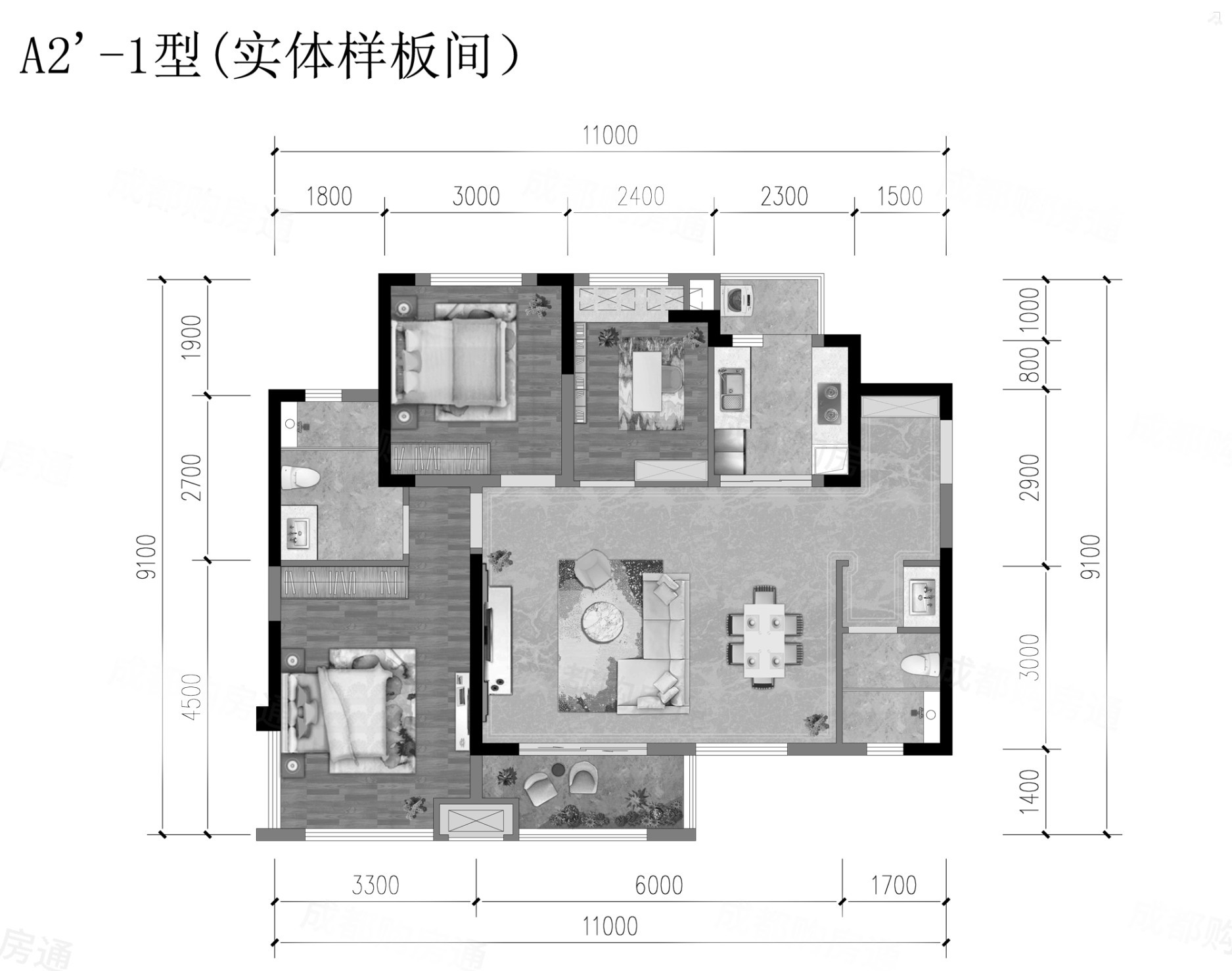 A2'-1-99.61户型图