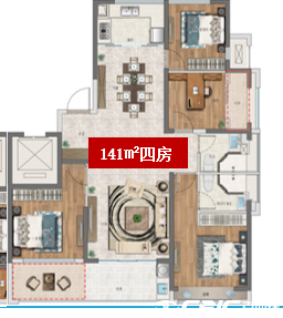 141户型图