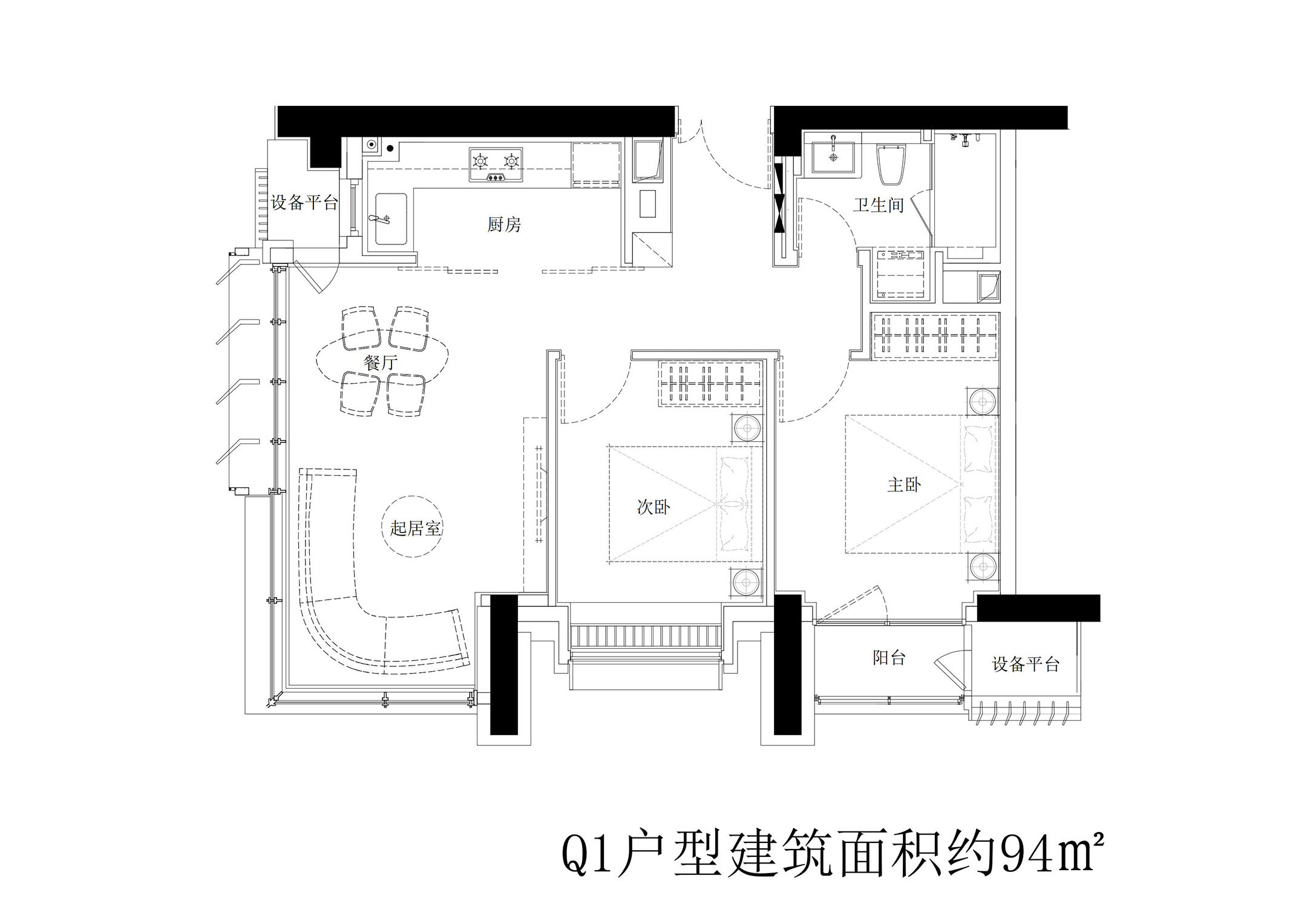 三期Q1户型图