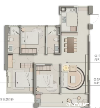 103户型图