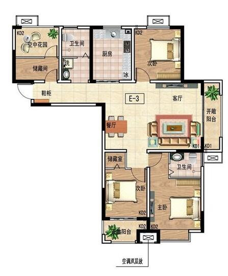 E3户型图