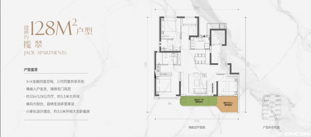 128户型图