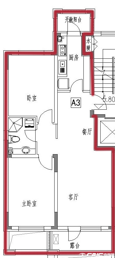 A3户型图