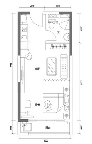 A1户型图