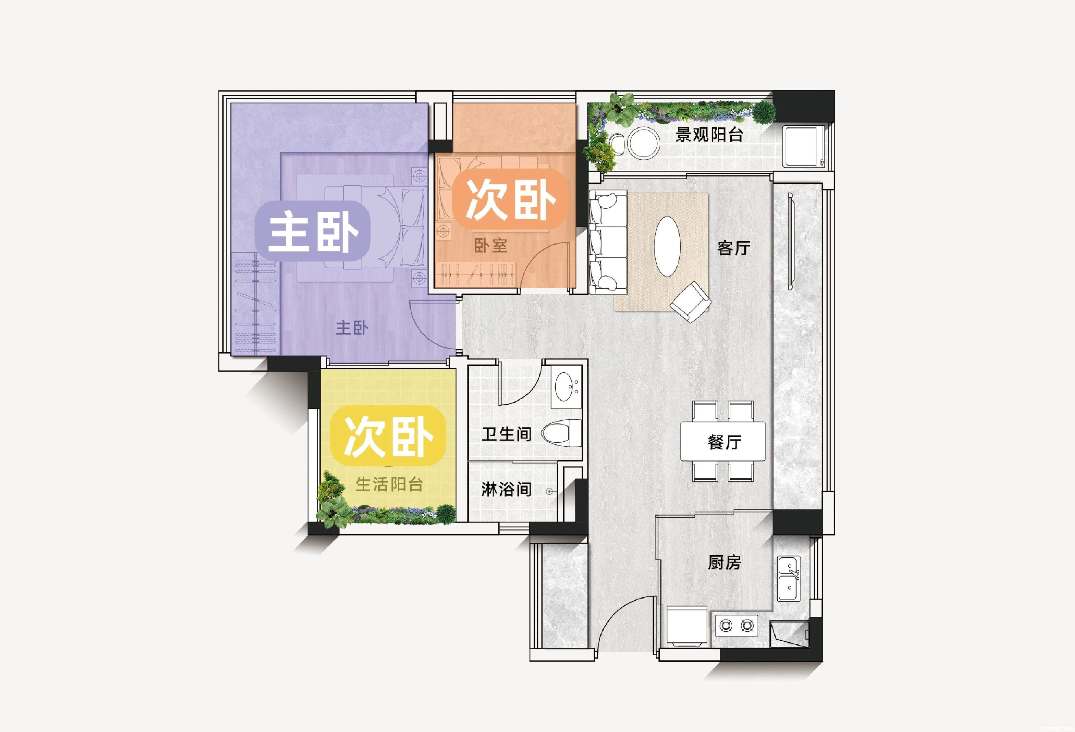 C2户型图