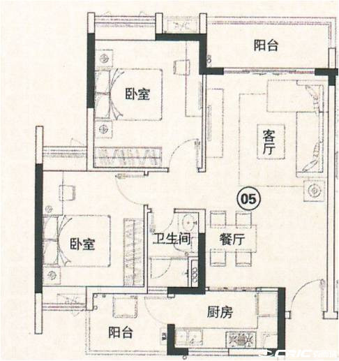 B1户型图