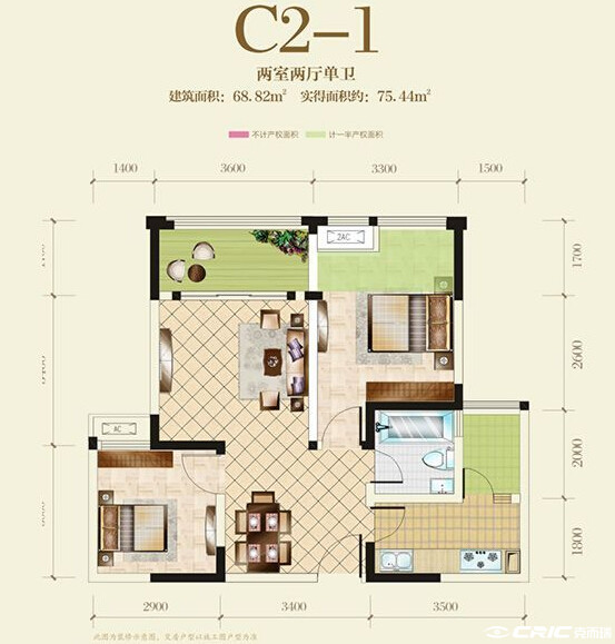 C2-1户型图