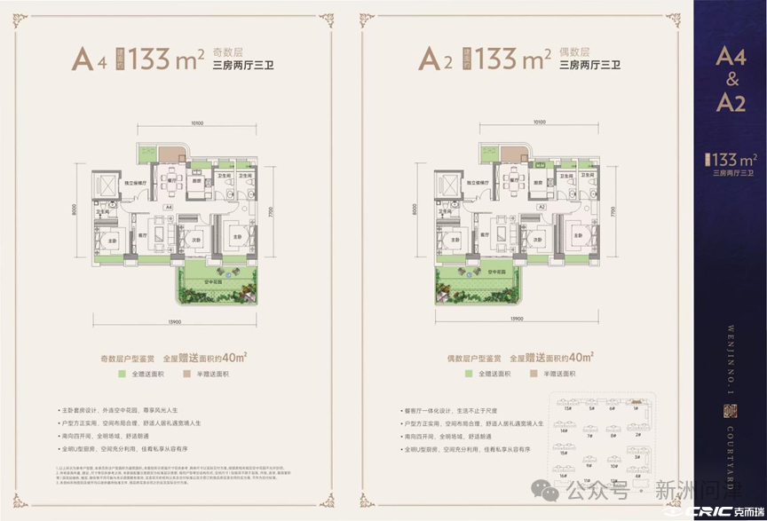 A4&A2户型图