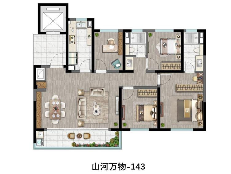 1户型图