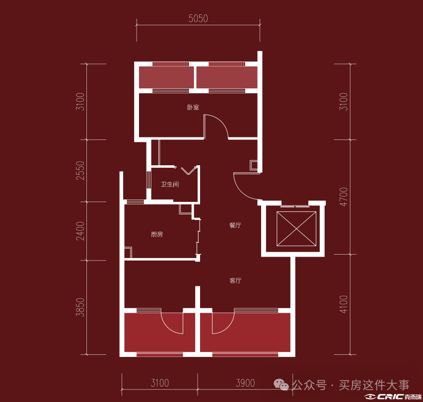 二居户型图