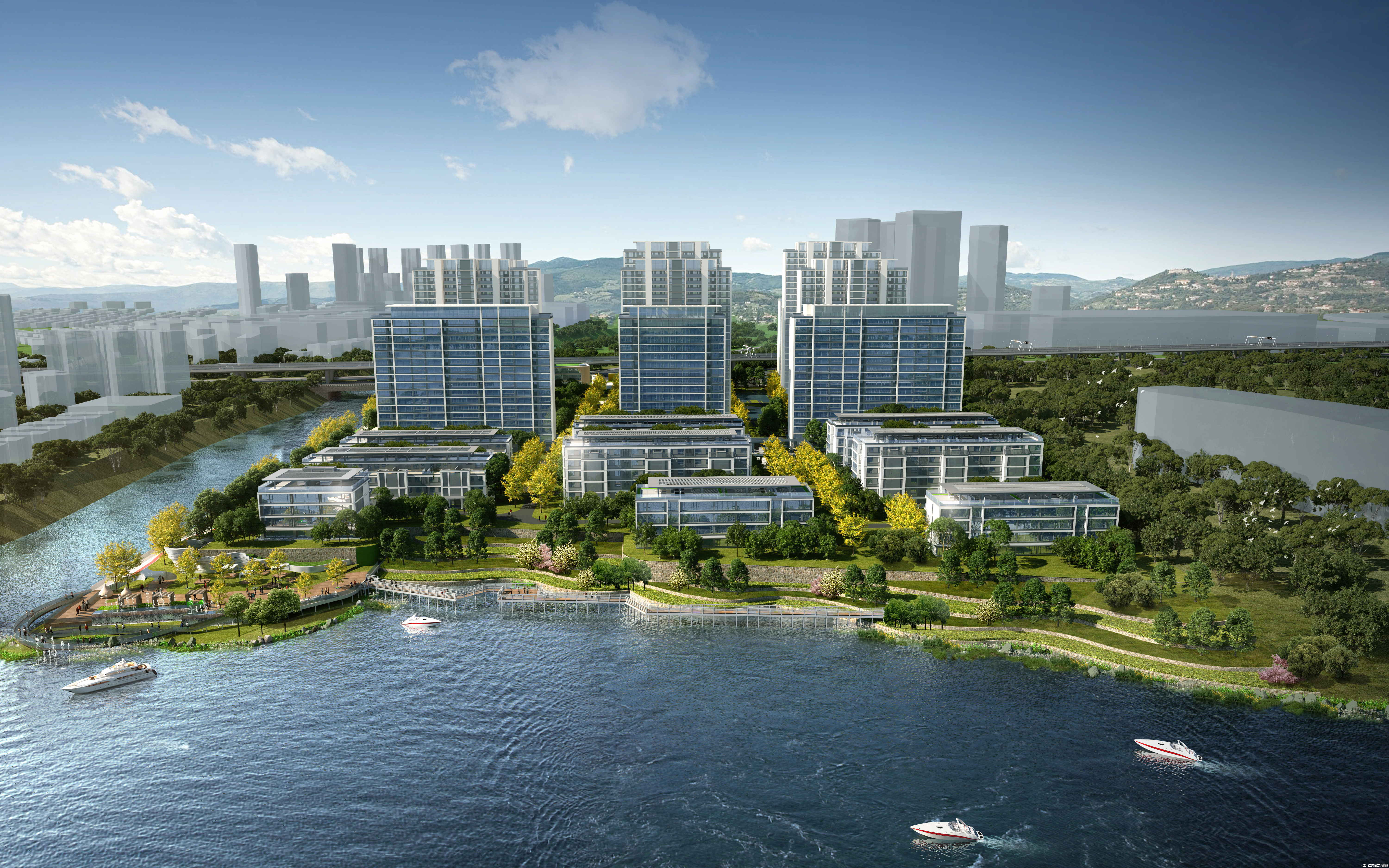 武汉城建雲栖湖岸 效果图