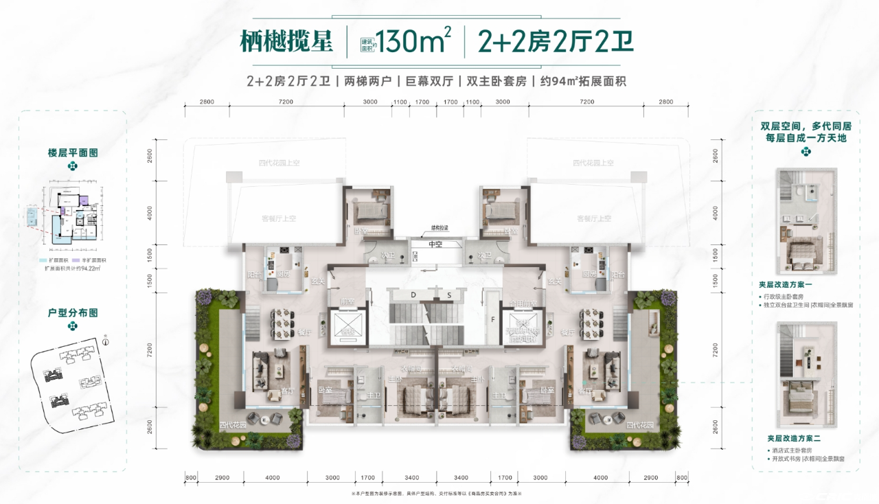 栖樾揽星户型图