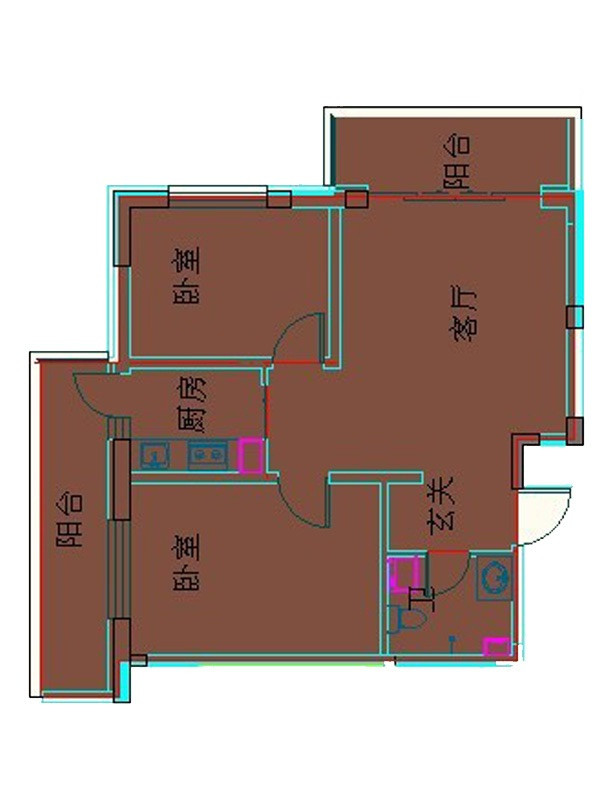 G户型图