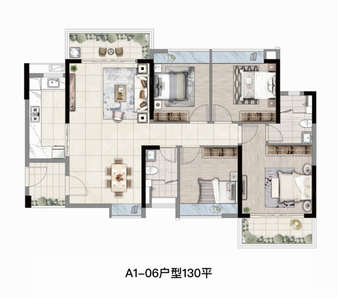 D1户型图