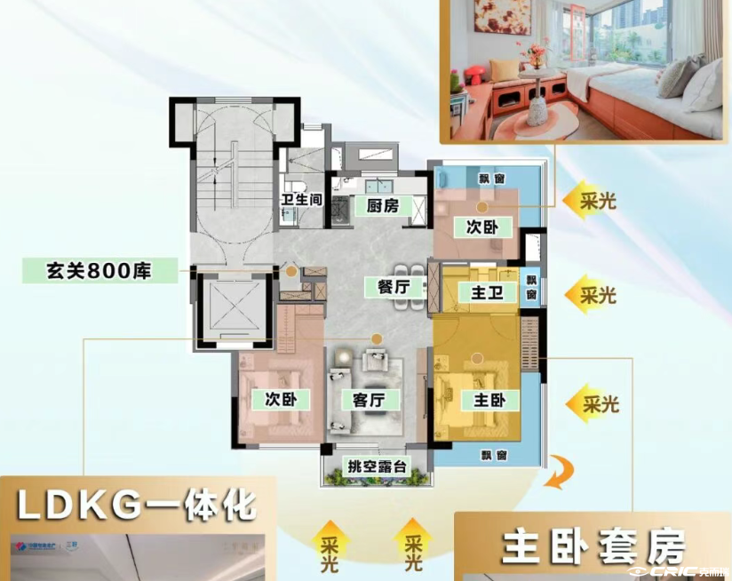 89㎡户型户型图