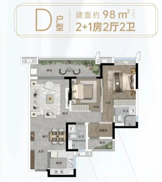 C1户型图