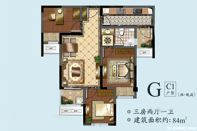 G-C1户型图