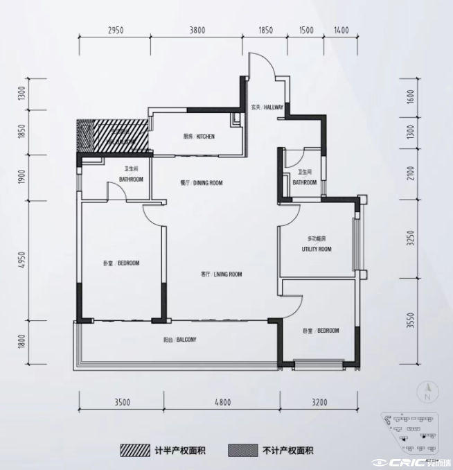 142㎡户型图