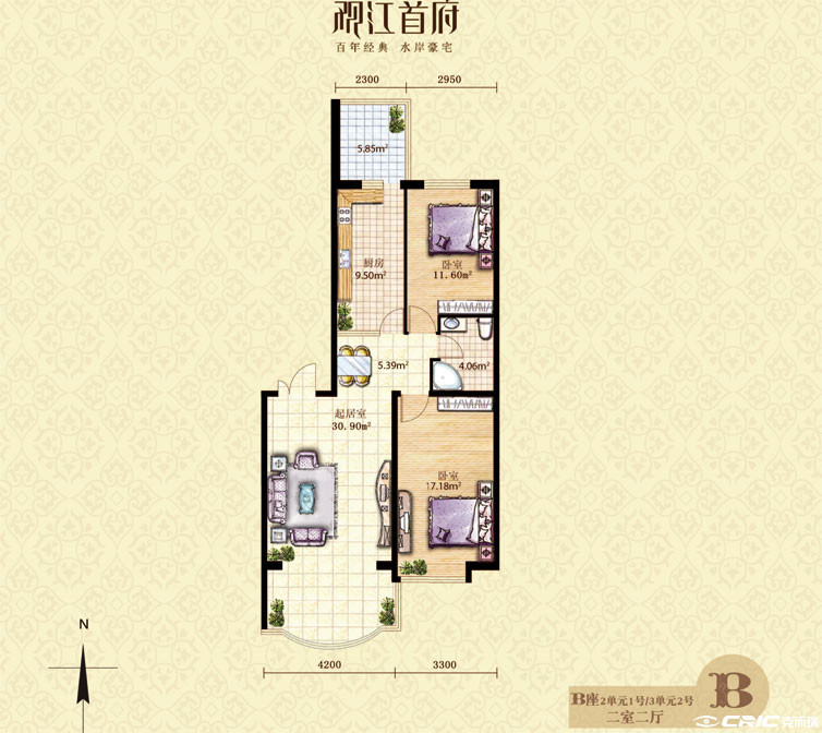 B1户型图