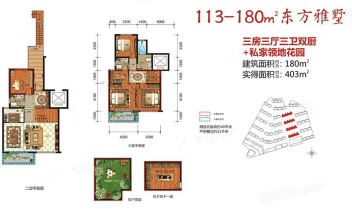 中叠户型图