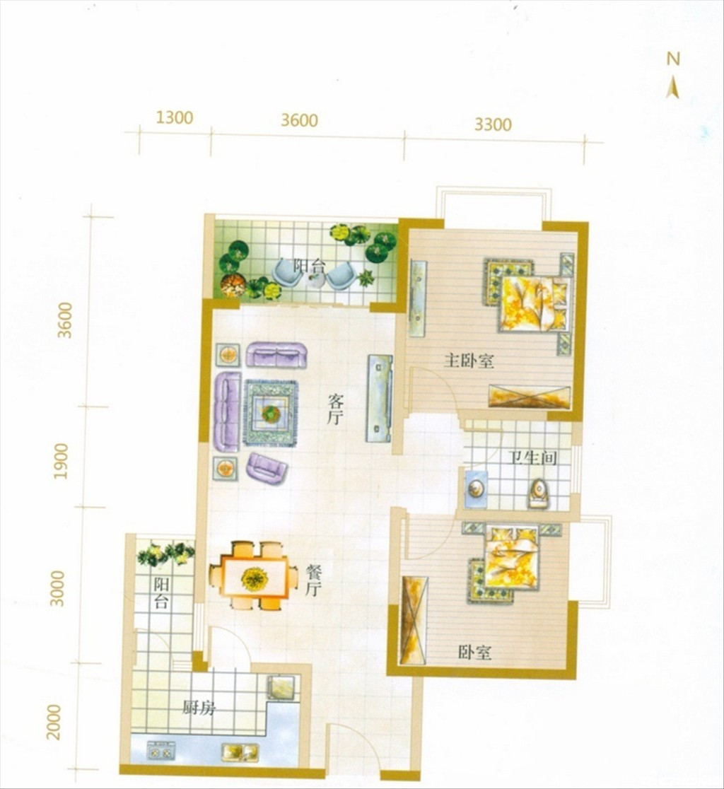B6户型图