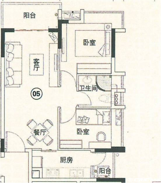 B2户型图