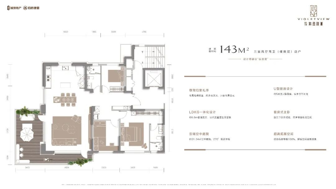 143㎡户型图
