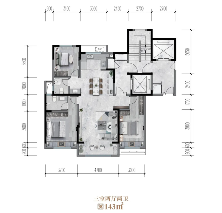 1户型图