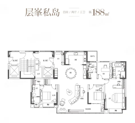 层峯私岛户型图