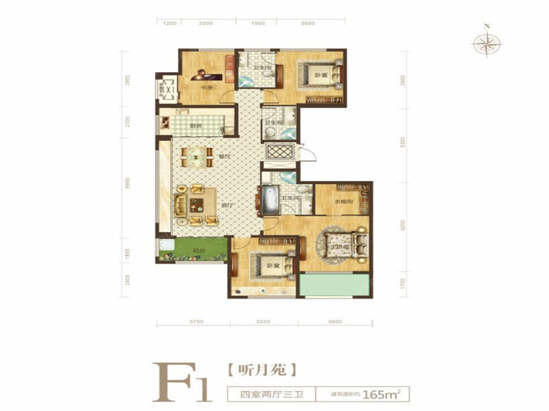F1户型图