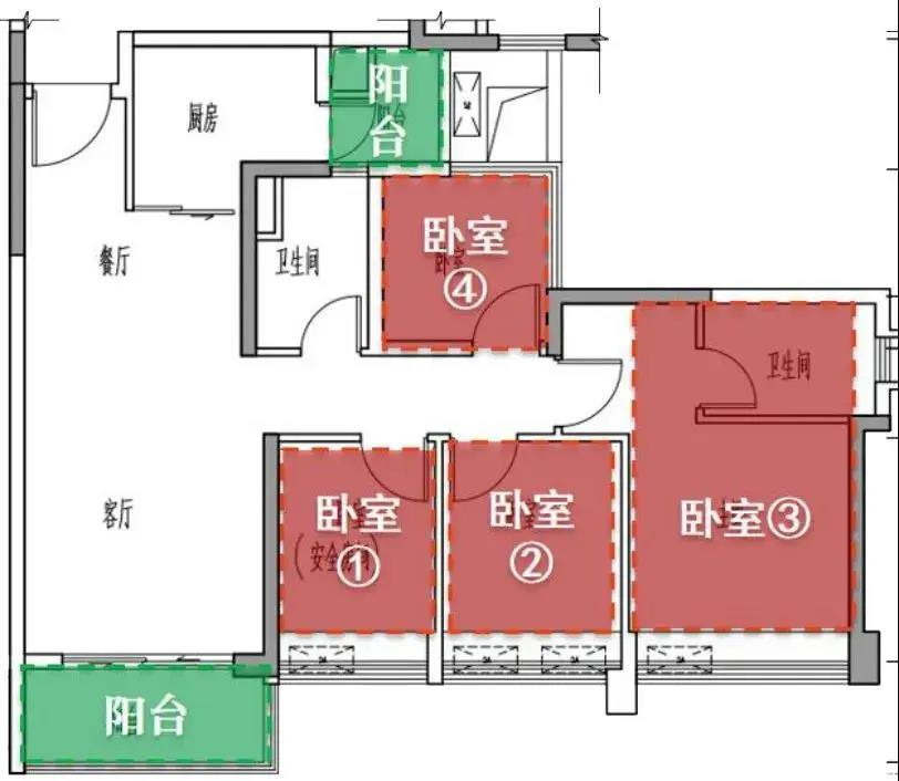 D1户型图