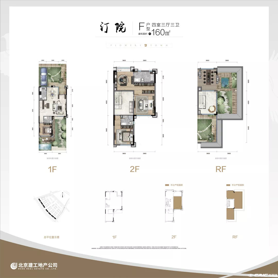 F户型-160㎡户型图
