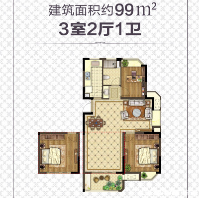 B3户型图