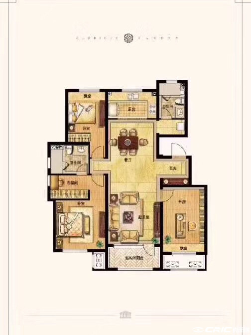 F户型户型图
