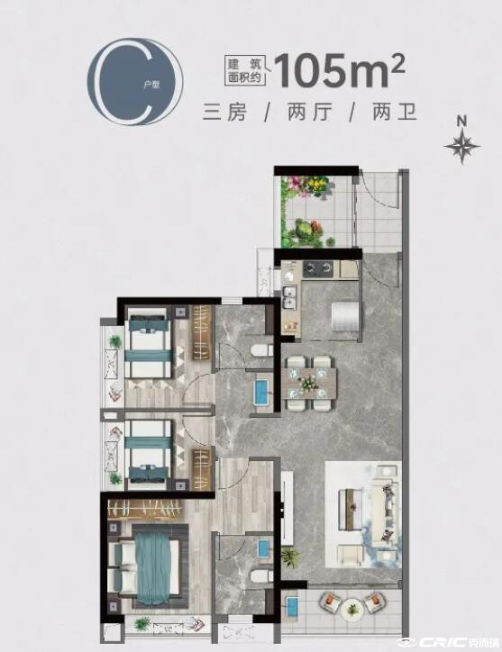 C1户型图