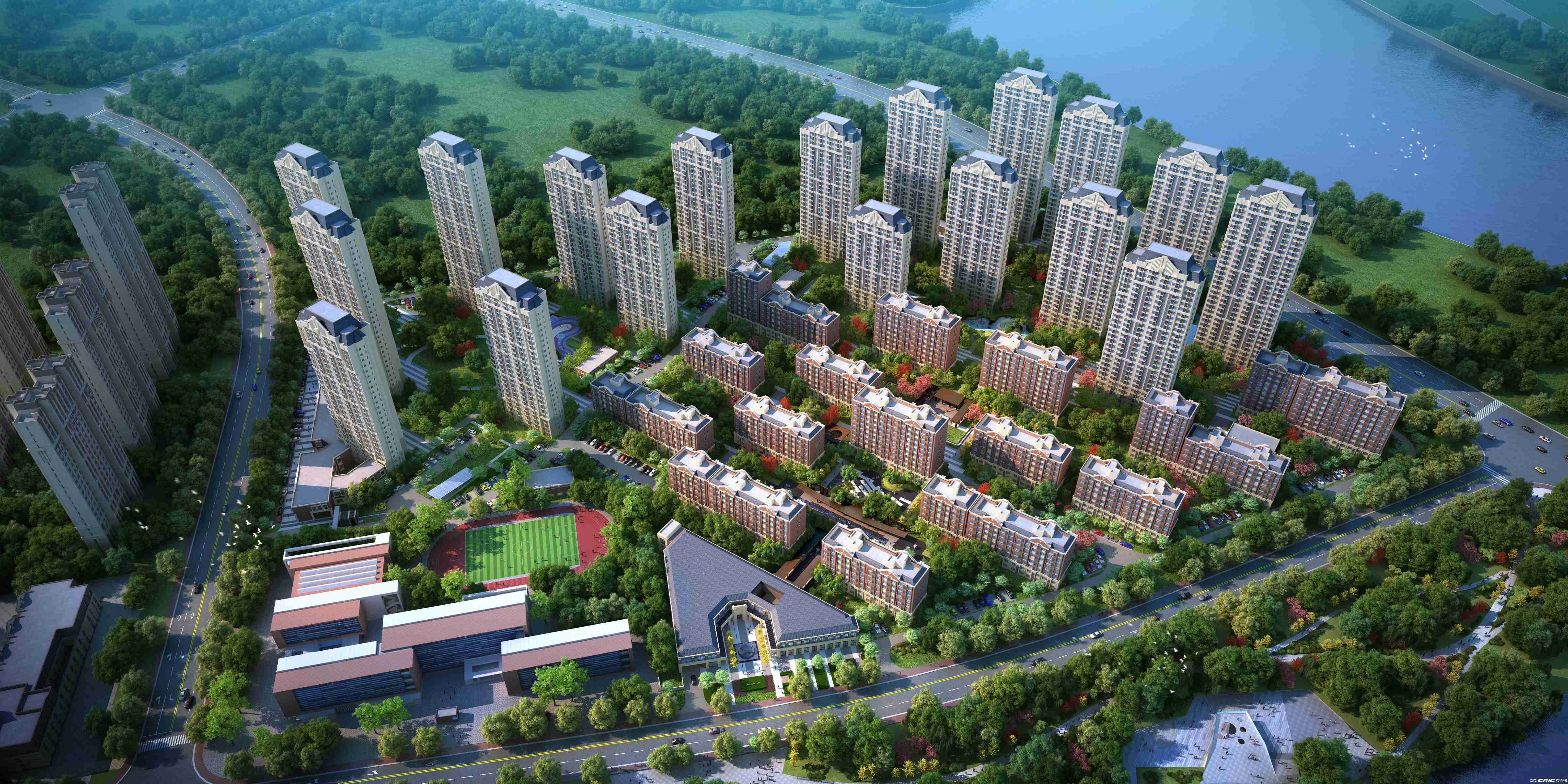 万科运河文化村 效果图