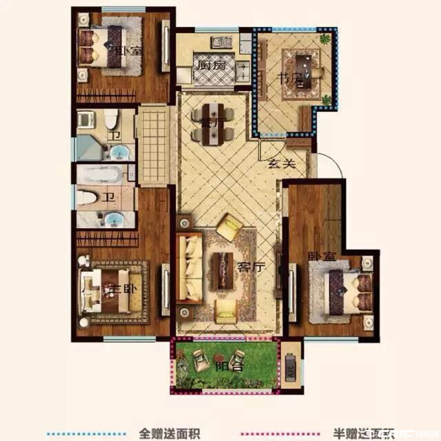 E1户型图